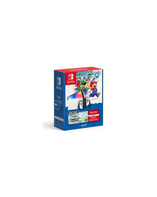 Bundle Nintendo Switch OLED + Super Mario Bros. Wonder + 3 Meses de Switch Online