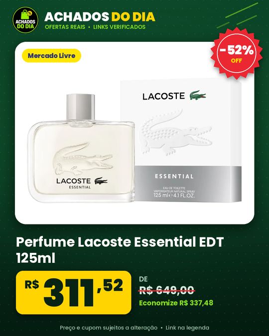Lacoste Essential EDT Masculino 125ml