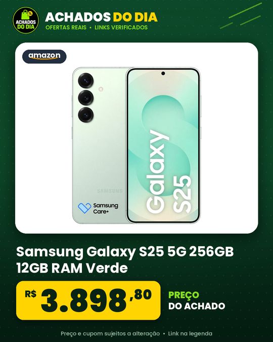 Samsung Galaxy S25 5G 256GB 12GB RAM Verde