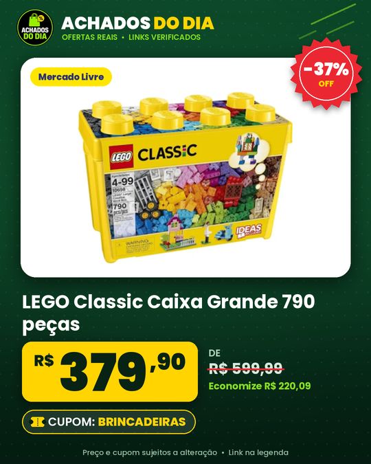 LEGO Classic 10698 Caixa Grande 790 peças