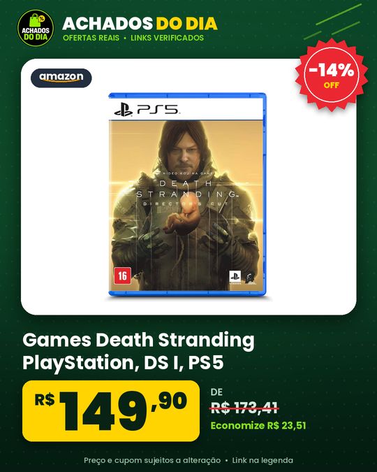 Games Death Stranding PlayStation - DS I - PS5 - Versão Do Diretor