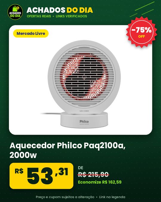 Aquecedor Philco Paq2100a - 2000w