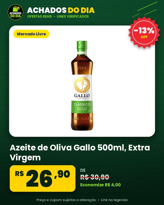Azeite de Oliva Gallo 500ml - Extra Virgem