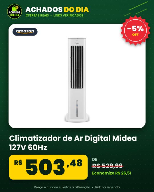 Climatizador de Ar Digital Midea 127V 60Hz