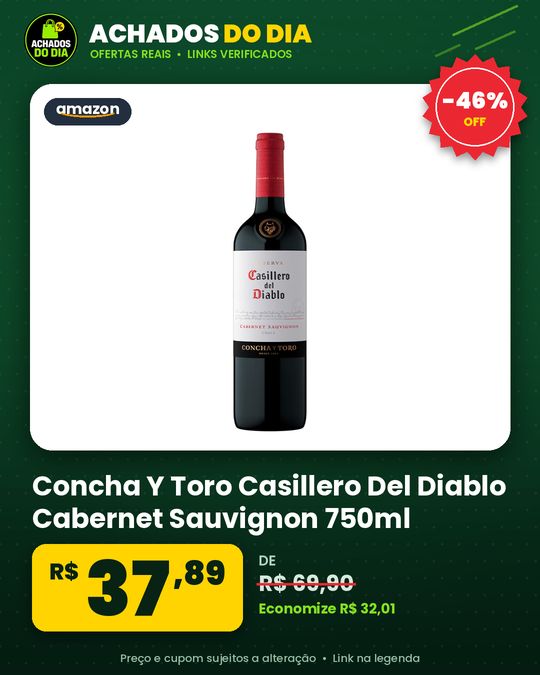 Concha Y Toro Casillero Del Diablo Cabernet Sauvignon 750ml