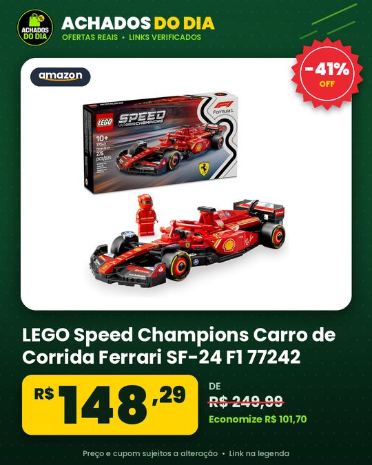 LEGO Speed Champions Carro de Corrida Ferrari SF-24 F1 77242