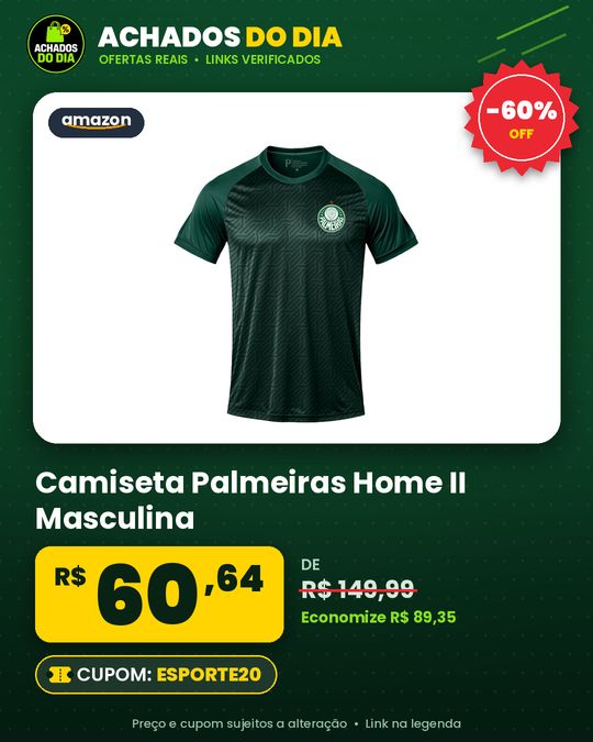 Camiseta Palmeiras Home II Masculina