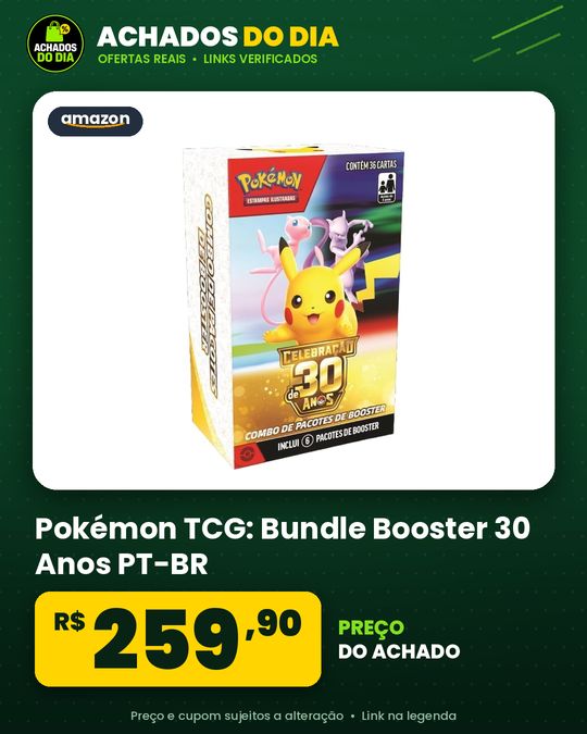 Pokémon TCG: Bundle Booster 30 Anos PT-BR