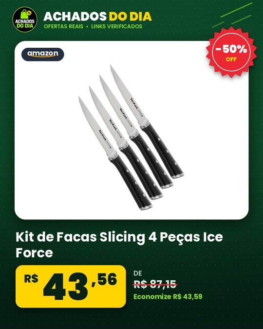 Kit de Facas Slicing 4 Peças Ice Force