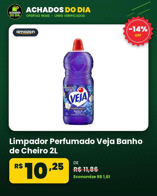 Limpador Perfumado Veja Banho de Cheiro 2L