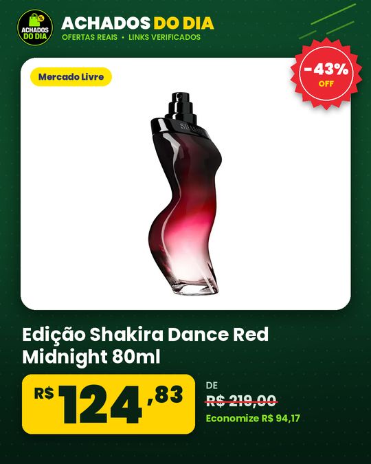 Edição Shakira Dance Red Midnight 80ml