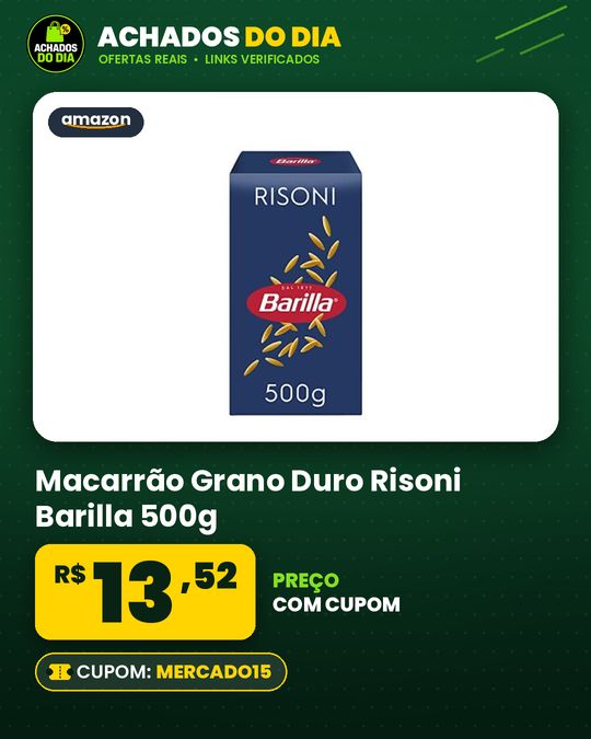 Macarrão Grano Duro Risoni Barilla 500g