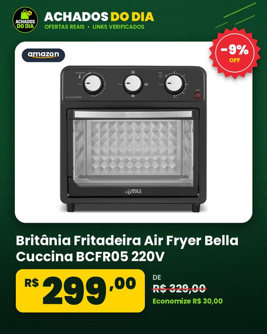 Britânia Fritadeira Air Fryer Bella Cuccina BCFR05 220V