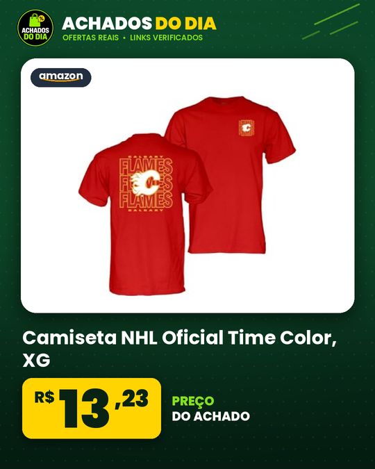 Camiseta NHL Oficial Time Color - XG