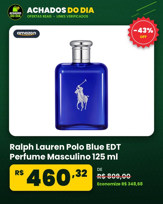 Ralph Lauren Polo Blue EDT Perfume Masculino 125 ml