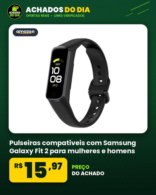 Pulseiras compatíveis com Samsung Galaxy Fit 2 para mulheres e homens