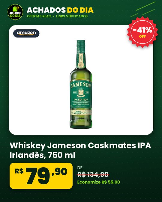 Whiskey Jameson Caskmates IPA Irlandês - 750 ml