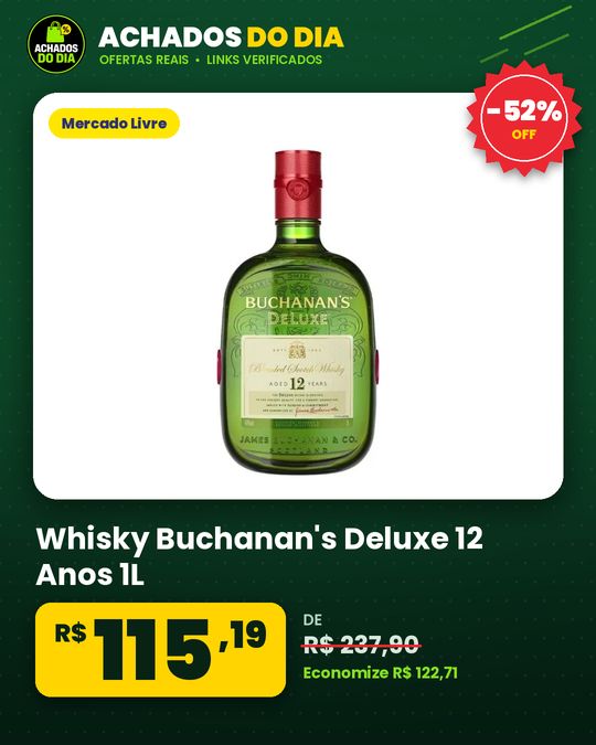 Whisky Aged 12 Years Garrafa 1l Deluxe Buchanan's