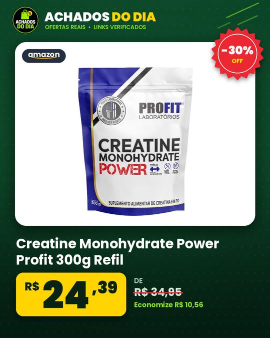 Creatine Monohydrate Power Profit 300g Refil