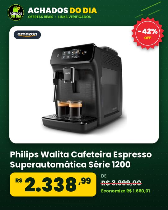 Philips Walita Cafeteira Espresso Superautomática Série 1200
