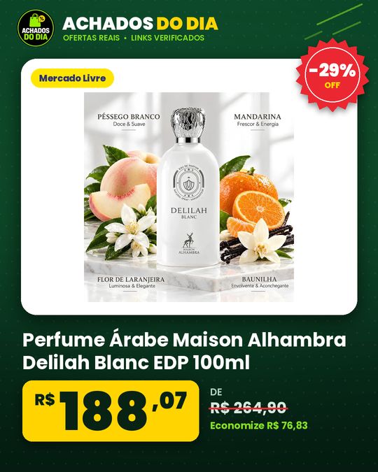 Perfume Árabe Maison Alhambra Delilah Blanc EDP 100ml