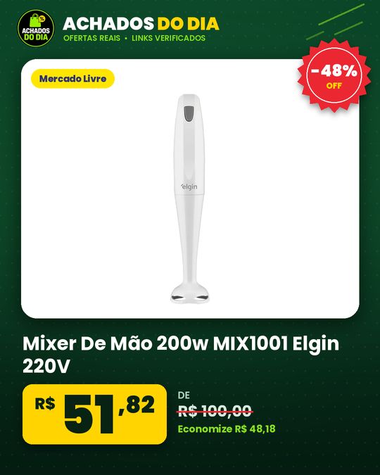 Mixer De Mão 200w MIX1001 Elgin 220V