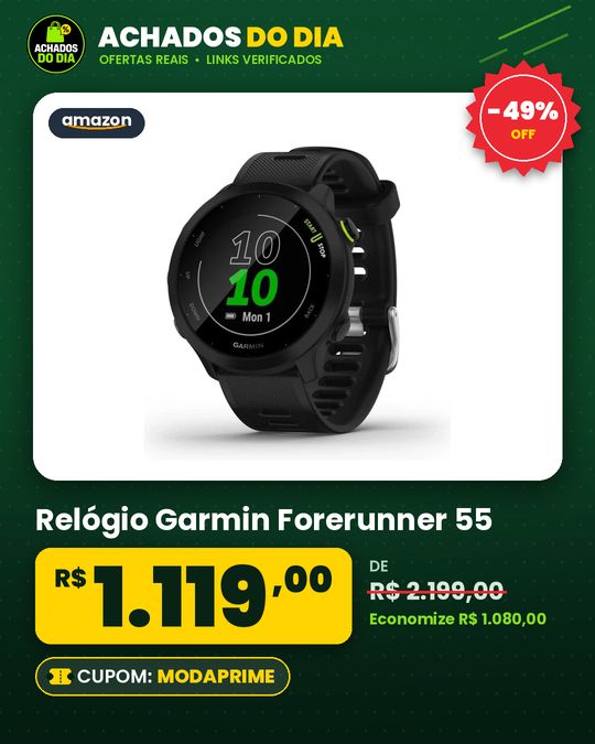 Relógio Garmin Forerunner 55
