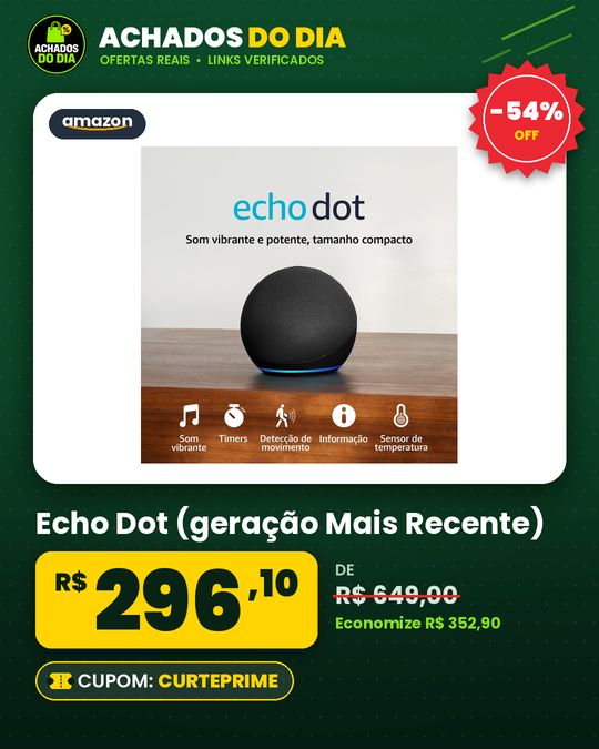 Echo Dot (geração Mais Recente)
