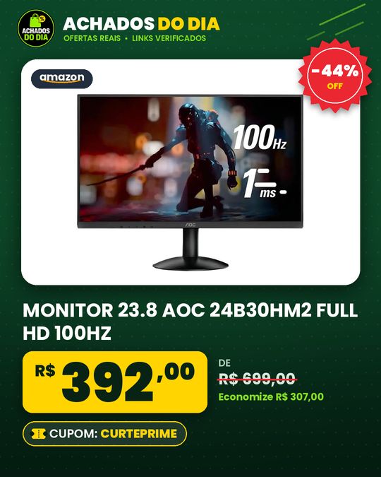 MONITOR 23.8 AOC 24B30HM2 FULL HD 100HZ