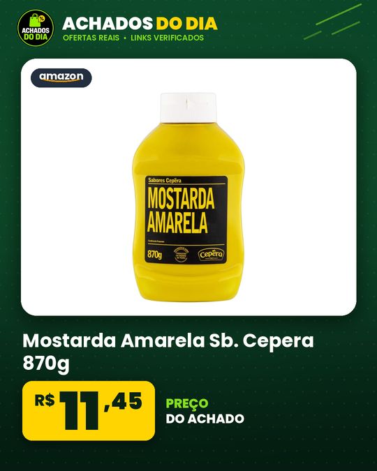 Mostarda Amarela Sb. Cepera 870g