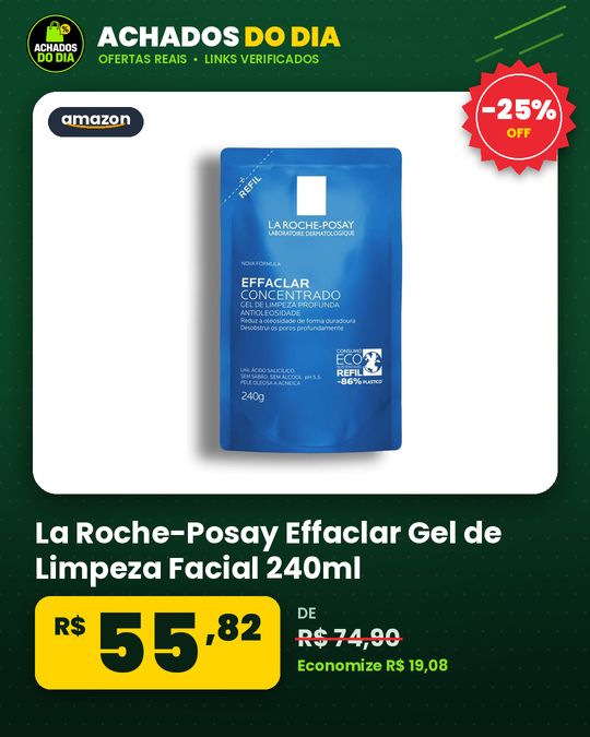 La Roche-Posay Effaclar Gel de Limpeza Facial 240ml