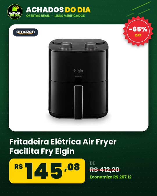 Fritadeira Elétrica Air Fryer Facilita Fry Elgin - 3.5 Litros 220V