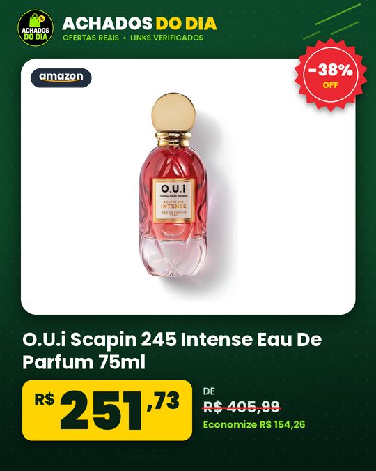 O.U.i Scapin 245 Intense Eau De Parfum 75ml