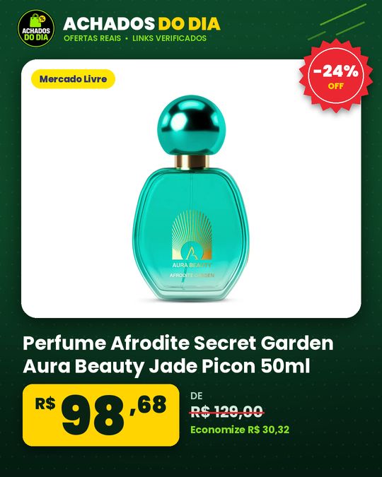 Perfume Afrodite Secret Garden Aura Beauty Jade Picon 50ml
