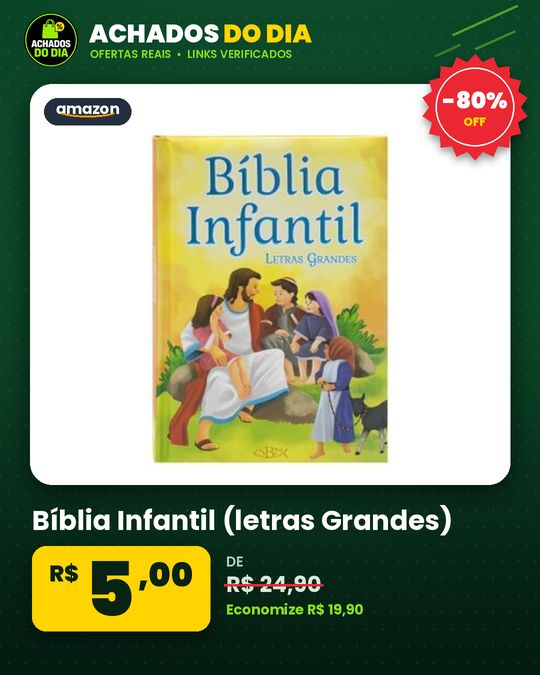 Bíblia Infantil (letras Grandes)