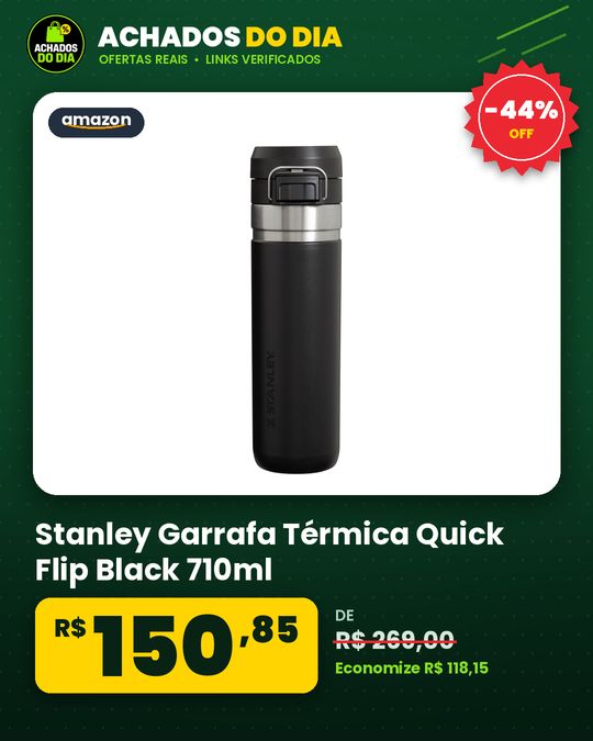 Stanley Garrafa Térmica Quick Flip Black 710ml
