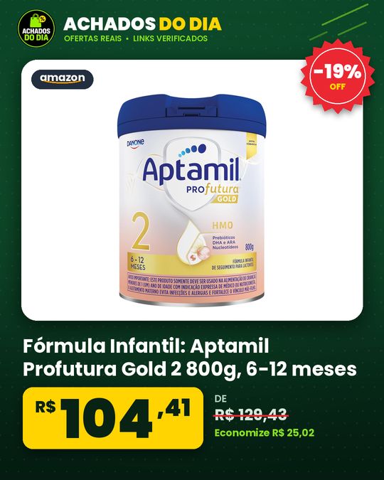 Fórmula Infantil: Aptamil Profutura Gold 2 800g - 6-12 meses