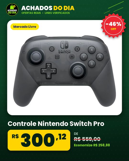 Controle Nintendo Switch Pro