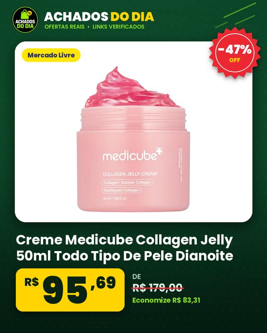 Creme Medicube Collagen Jelly 50ml Todo Tipo De Pele Dianoite
