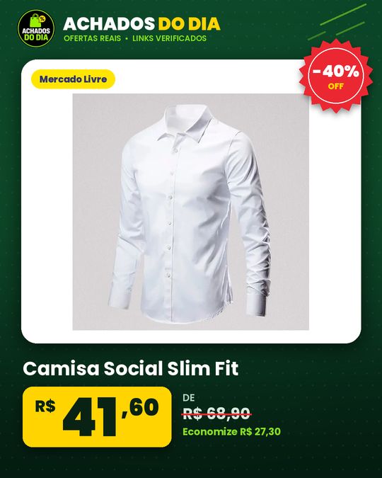 Camisa Social Slim Fit