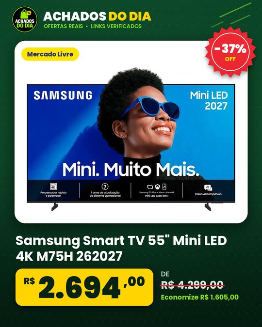 Samsung Smart TV 55" Mini LED 4K M75H 262027