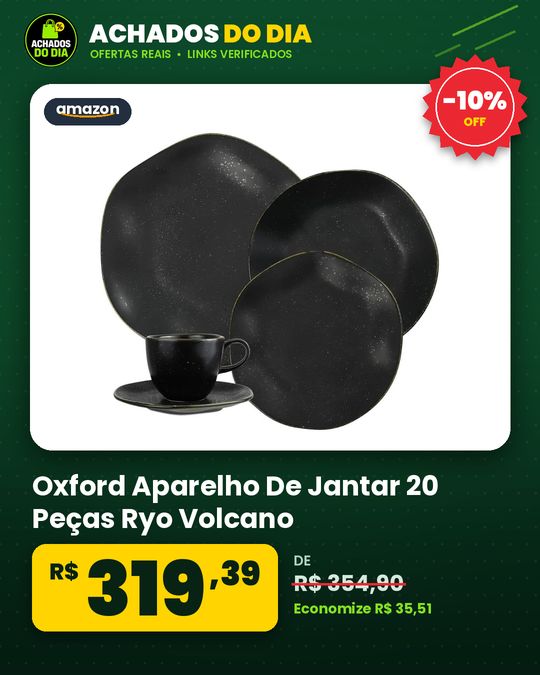 Oxford Aparelho De Jantar 20 Peças Ryo Volcano