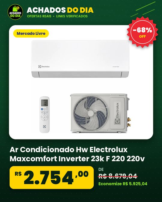 Ar Condicionado Hw Electrolux Maxcomfort Inverter 23k F 220 220v