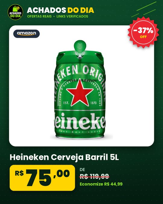 Heineken Cerveja Barril 5L