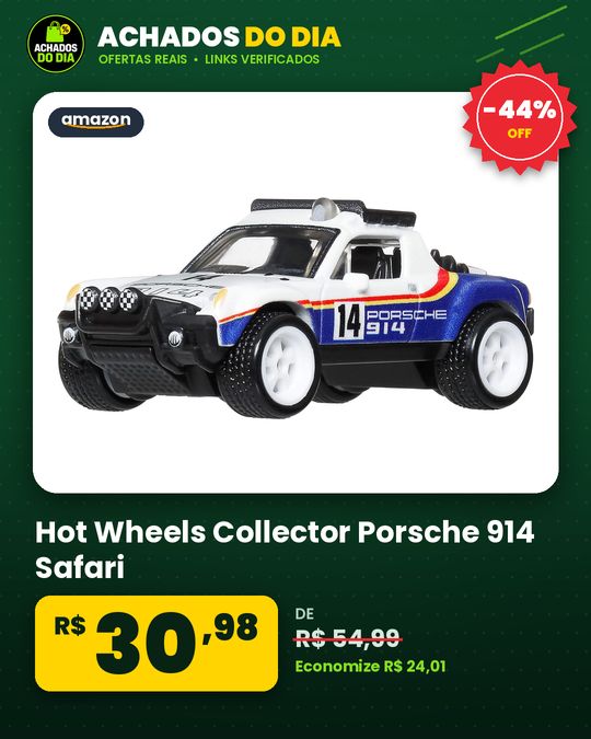Hot Wheels Collector Porsche 914 Safari, miniatura Car Culture 7 cm, MetalMetal
