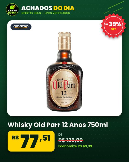 Whisky Old Parr 12 Anos 750ml