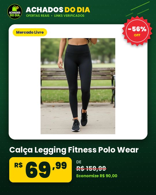 Calça Legging Fitness Polo Wear