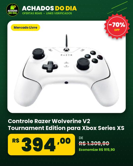 Controle Razer Wolverine V2 Tournament Edition para Xbox Series XS