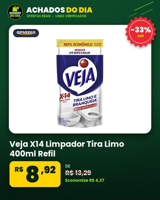 Veja X14 Limpador Tira Limo 400ml Refil