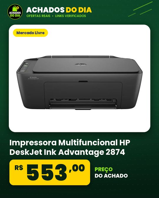 Impressora Multifuncional HP DeskJet Ink Advantage 2874